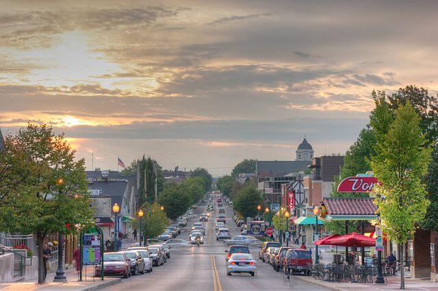 bloomington, indiana college town
