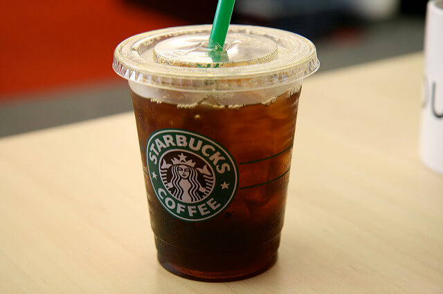 iced coffee starbucks bc dining