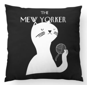Mew Yorker throw pillow best friend gifts
