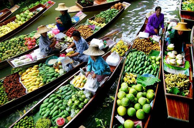 thailand trip floating market