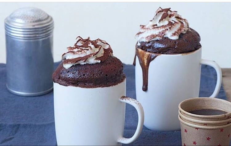 mug brownie thanksgiving dinner