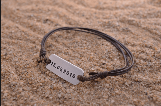personalized bracelet gifts for college guys