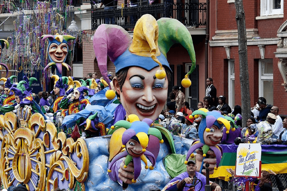 Parade in New Orleans, Louisiana
