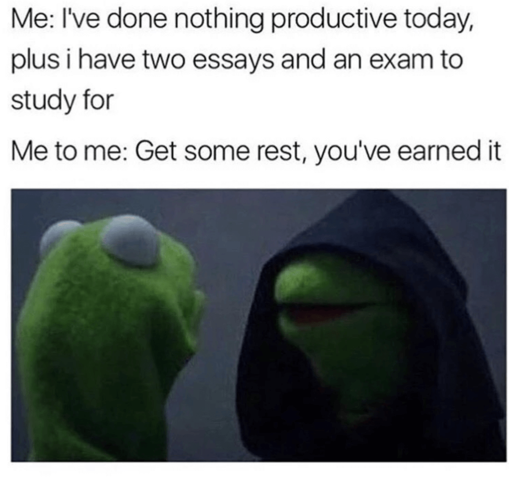 finals week no motivation memes