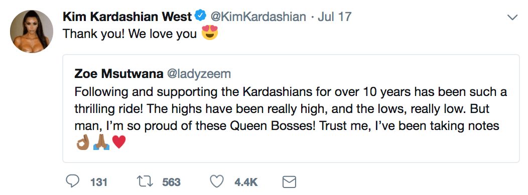 kim kardashian and fans