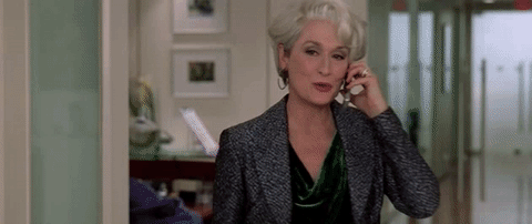 Meryl Streep is surprised by how Anne Hathaway dresses in the Devil Wears Prada
