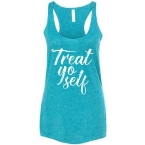 treat yo self tank top