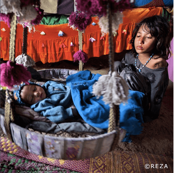 the photo society instagram picture of two children in Province of Kabul