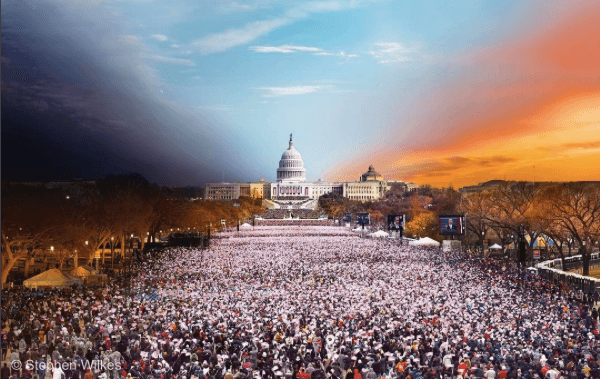 national geographic instagram photo of barack obama's second inauguration in DC in 2013