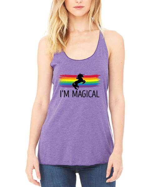 lgbt outfitters i'm magical tank top for your girlfriend
