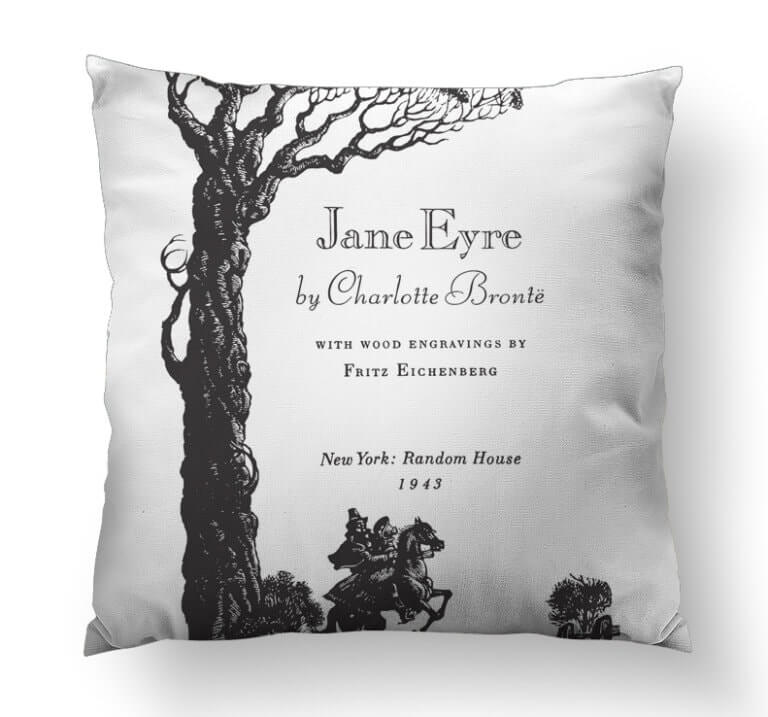 jane eyre throw pillow