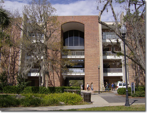 Little Hall is a great spot for UF students to study in at night