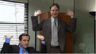 http://giphy.com/gifs/the-office-raise-roof-lMVNl6XxTvXgs scottschrute