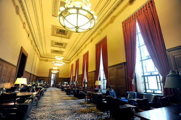 Inside of the Rackham reading room. Angela J. Cesere | AnnArbor.com