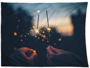 sparkler tapestry 