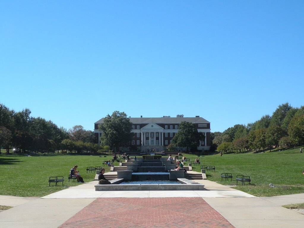 Image result for umd mckeldin mall sunset