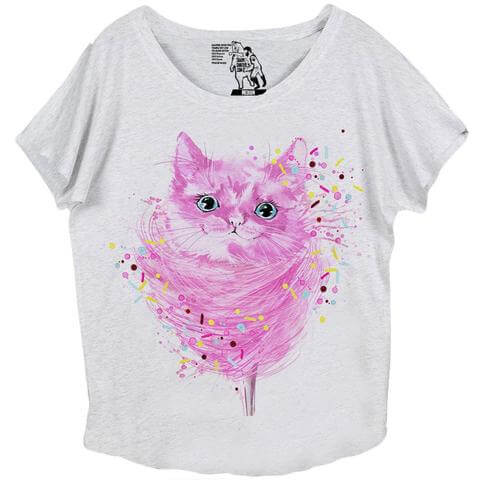 cotton kitty tshirt