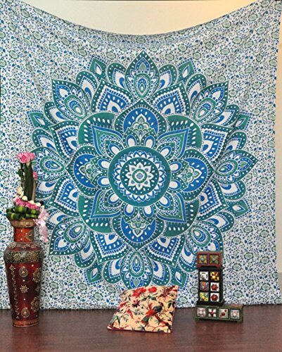 Indian Tapestry Wall Hanging jaipurhandloom christmas gift mandala bohemian tapestry wall Indian Tapestry Wall Hanging jaipurhandloom christmas gift mandala bohemian tapestry wall