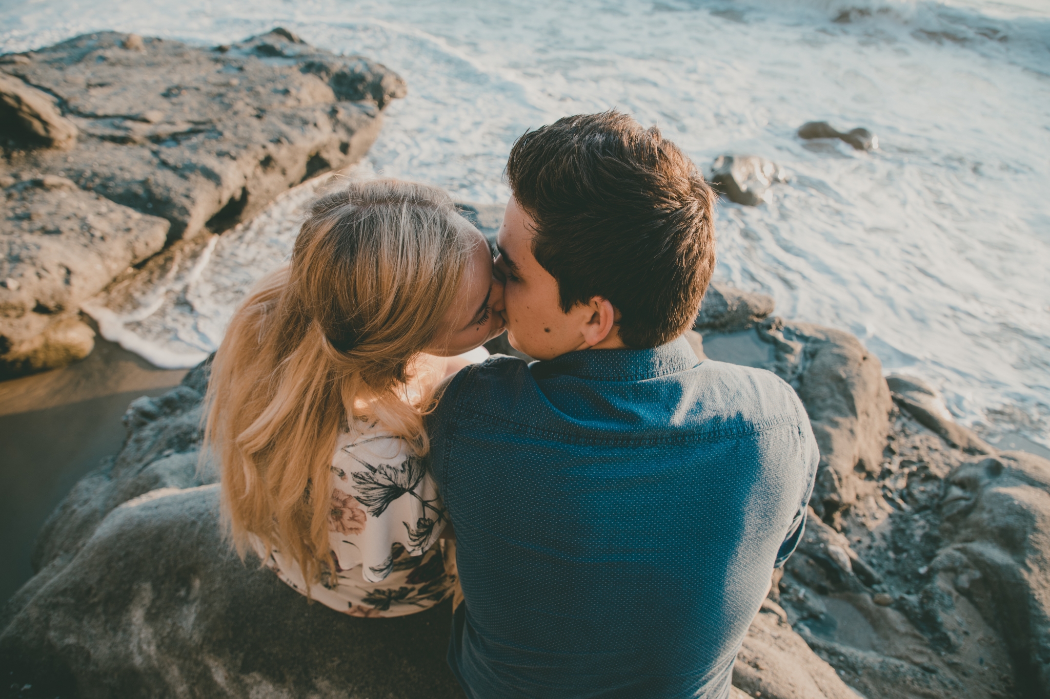 couple at the beach 