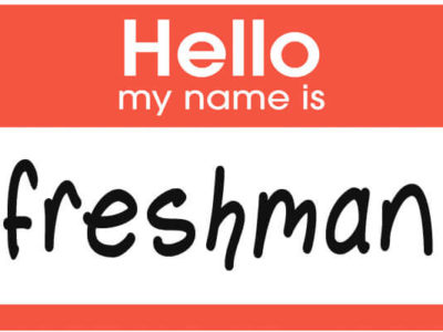freshman name tag