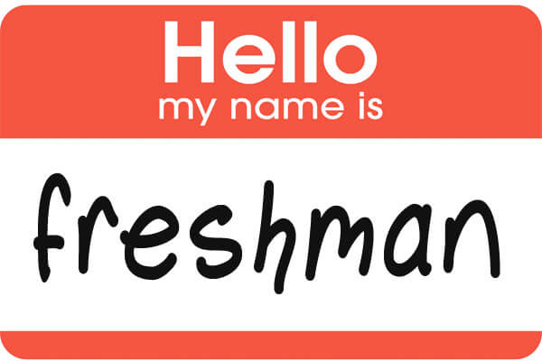 freshman name tag