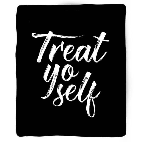 treat yo self blanket