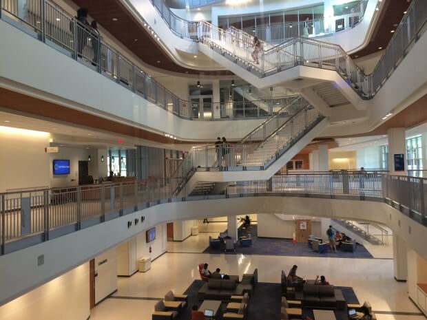 The new Social Stairs at UF is a great place to study