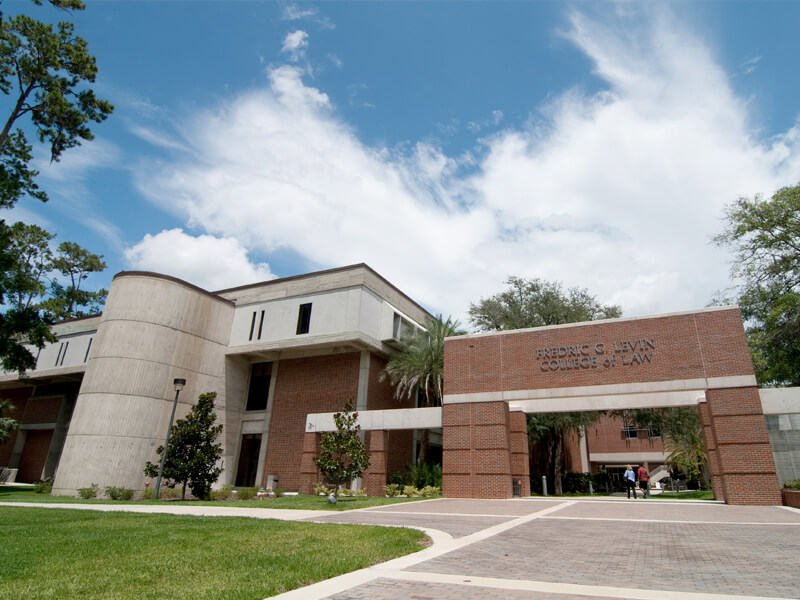 The Levin School of Law Library is a great place to study at UF