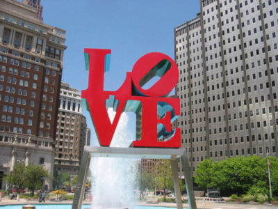 The love sign in philadelphia