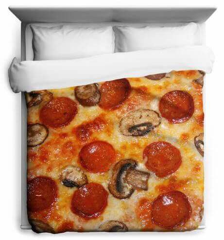 Pizza duvet cover