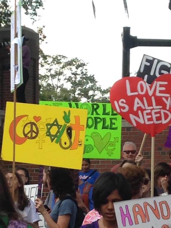 Check out the signs from the Women's Lib march in Gainesville.