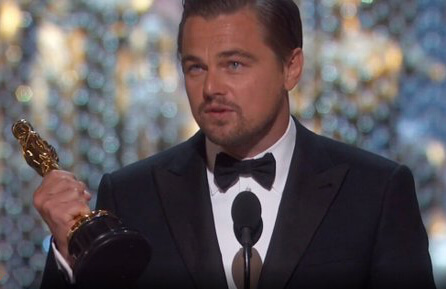 Leonardo Dicaprio finally won his first Oscar in 2016.