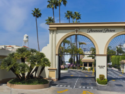 The main walkway through the paramount pictures studio in hollywood california