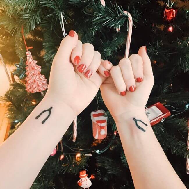 get matching tattoos as a gift for your sister