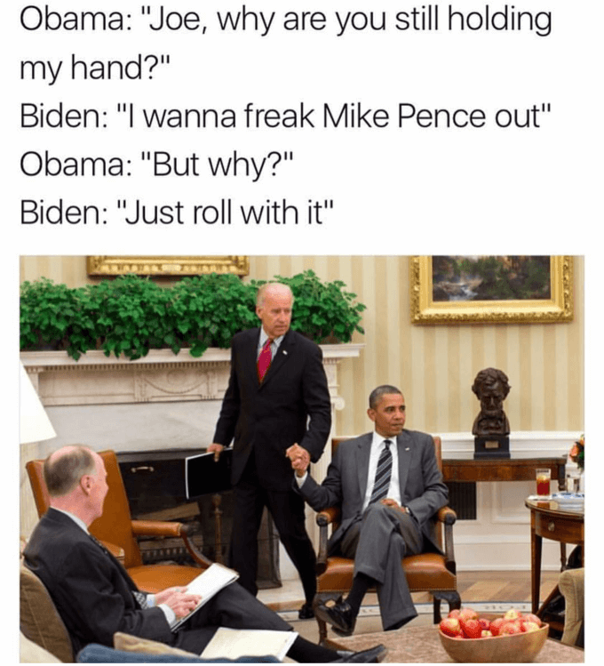 Obama and Biden memes made the world a better place in 2016.