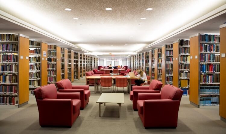 Gelman Library is a fantastic place for GW students to study.