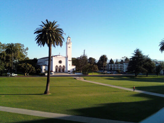 The Sunken Gardens is a LMU campus favorite.