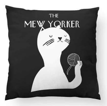 mew yorker pillow