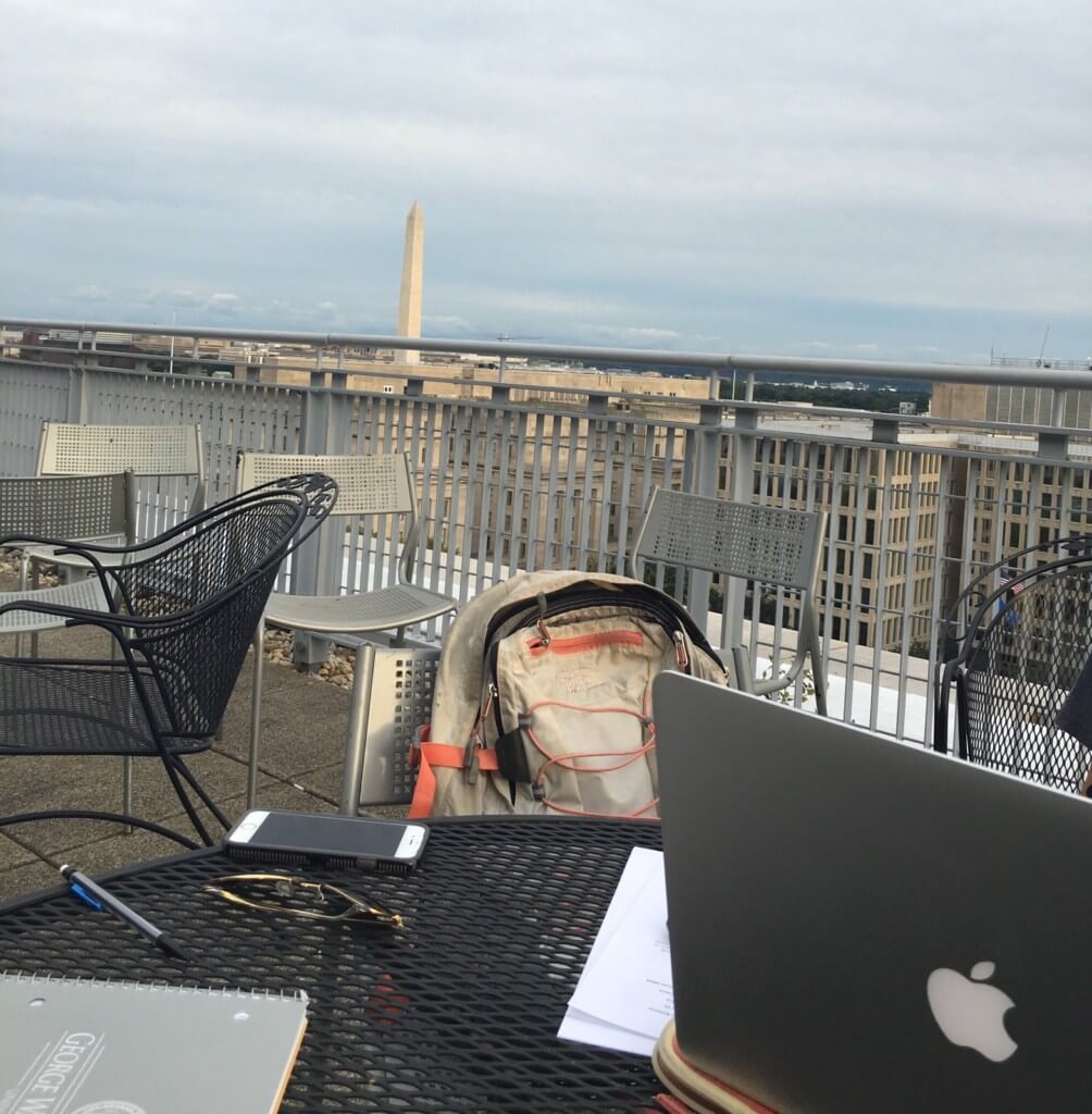 D.C. is a beautiful place with tons of places for GW students to study.
