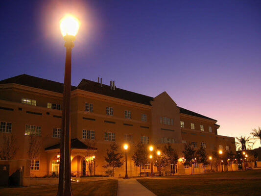 Kingsville's campus is big and warm.