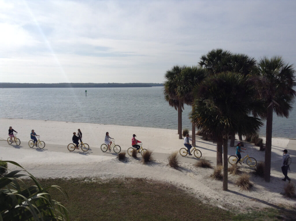 Don't rely on the yellow bikes as Eckerd freshmen.