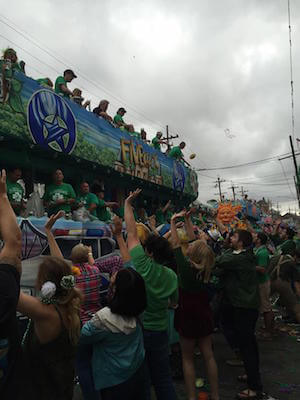 St. Paddy's day in NOLA is just as crazy as Mardi Gras.
