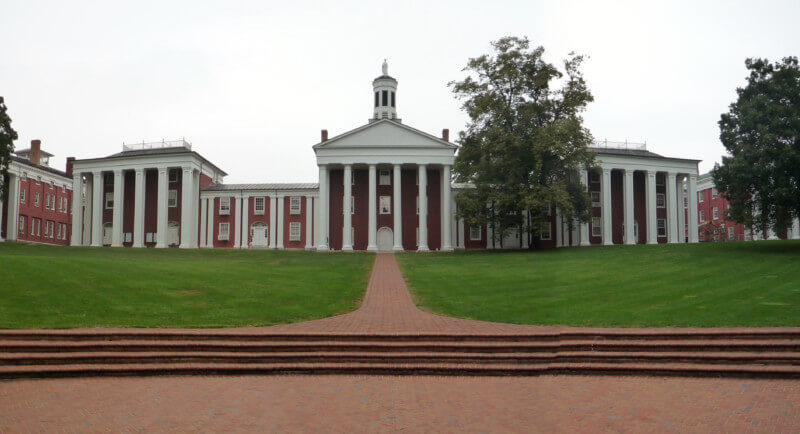 Washington and Lee University has a beautiful campus.