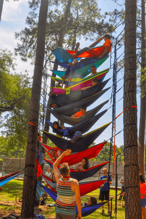 multiple hammocks from hammock uf hanging between trees