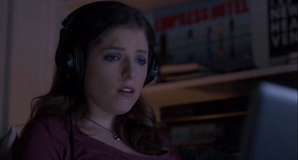 Pitch Perfect's Beca cries listening to music from the Breakfast Club before ICCA