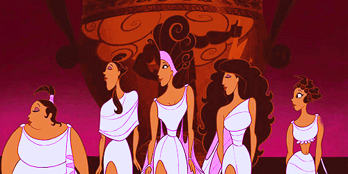 The Hercules muses are on point.