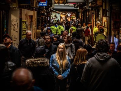 know when to admit you're a busy college zombie standing in a crowd