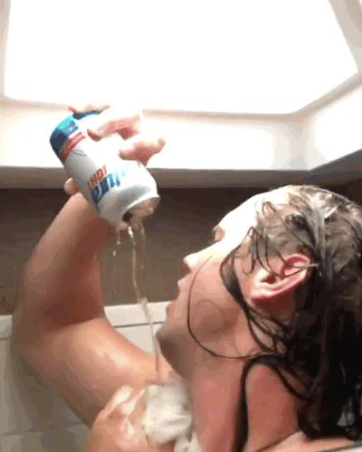 Chug that Natty Lite like it's the last shower beer you'll ever have.