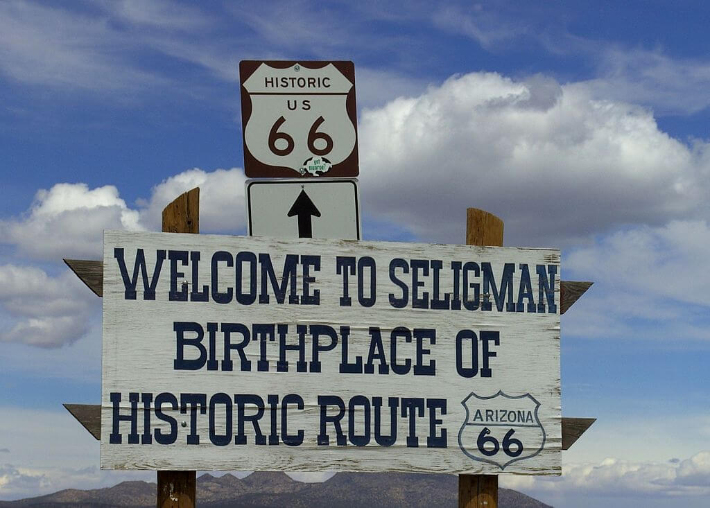 The Cars movies were loosely based on Seligman, Arizona.