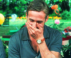 Ryan Gosling has the cutest laugh.